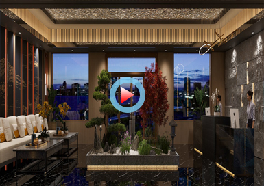 杭州休閑洗浴會所裝修設計全景案例