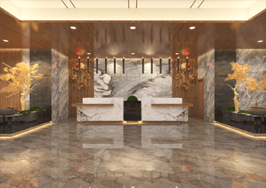 大型洗浴中心裝修設計案例效果圖