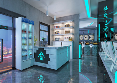 夢啟電競科技風設計案例