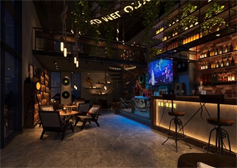 再見宋莊里酒吧裝修設計案例效果圖